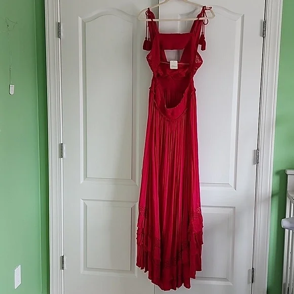 π FREE PEOPLE Santa Maria Maxi XL Love Potion bright pink - Picture 10 of 16